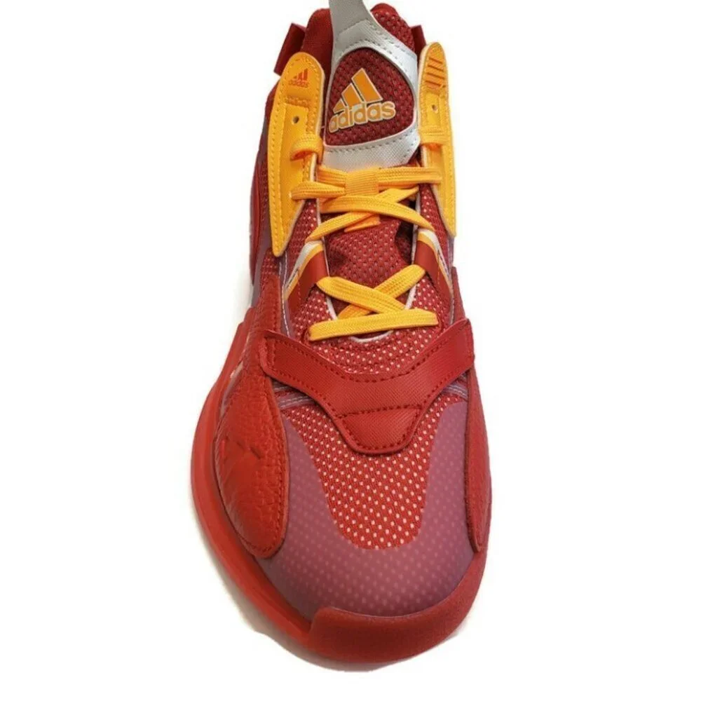 Adidas Zone Boost Mens 10 Atlanta Hawks Basketball Shoes FY0869 Collegiate Red